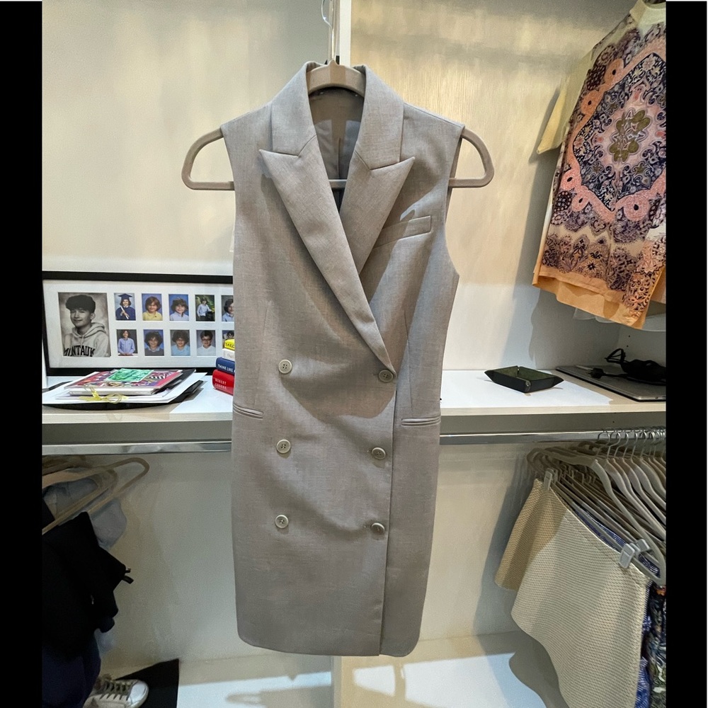 Theory light wool dress size 0
